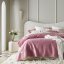 Cuvertură de pat din catifea roz Feel 240 x 260 cm