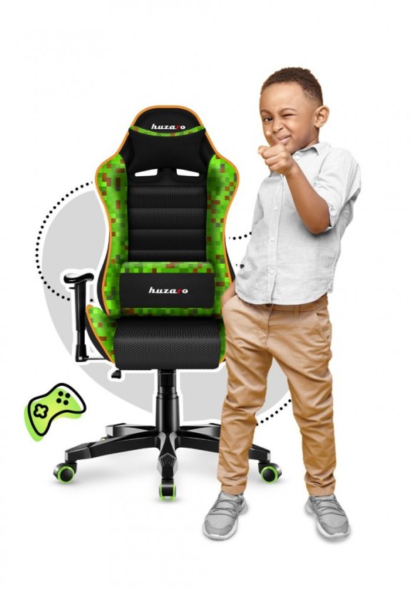 Pohodlné MINECRAFT herní křeslo pro teenegery