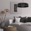 Lampada a sospensione in juta e metallo 60W