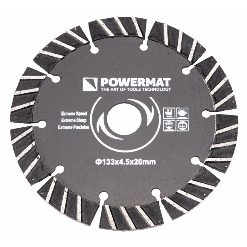PM-TDB-133x4,5x20 gyémánttárcsa falmarógéphez