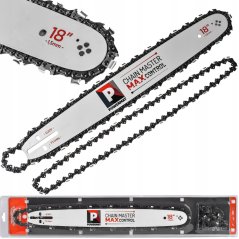 Lišta na benzínovú pílu 18"/45 cm + 2 reťaze - 0,325", 72 článkov, 1,5 mm