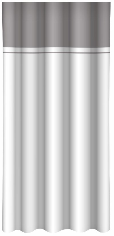 Dekoratív kész függöny csípős akasztással