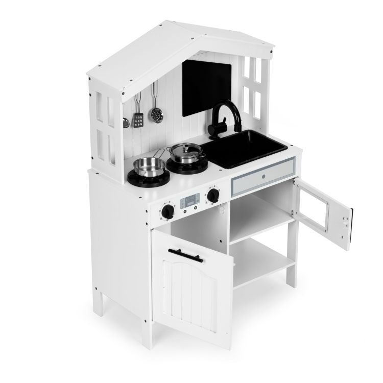 Elegante cucina per bambini in legno + accessori