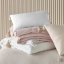 Noemi Rózsaszín ágytakaró bojtokkal 240 x 260 cm