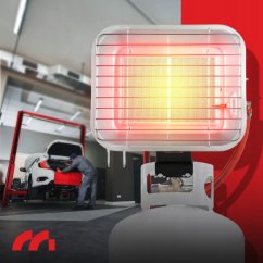 4,5 kW plinski grelnik na propan-butan + cev in regulator