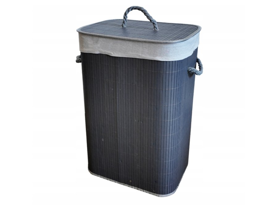Veľký bambusový kôš na prádlo s vekom 72L