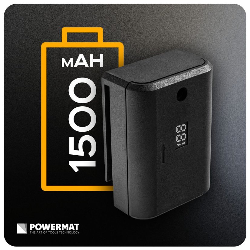 Batériová vákuová prísavka 260 kg PM-PPS-260M - LCD, 200 mm