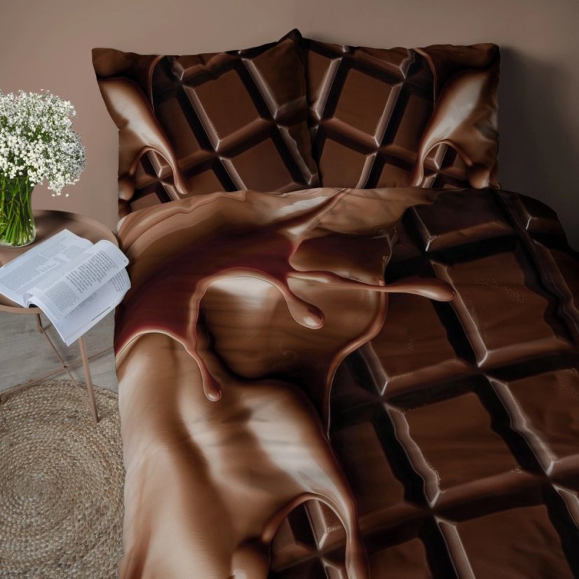 Posteljina od mikrovlakana - smeđa za ljubitelje čokolade