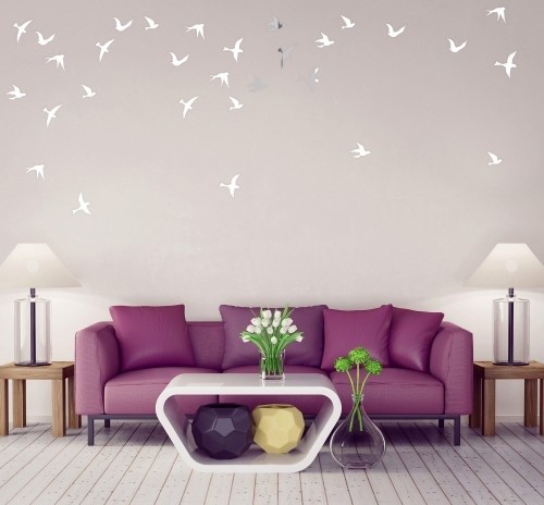 Oglinzi interioare decorative model păsări
