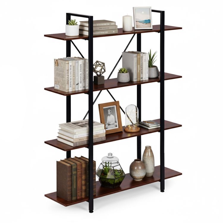 Loftový kovový regál – 4 police