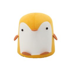 Kinderhocker mit Pinguinmotiv in gelb