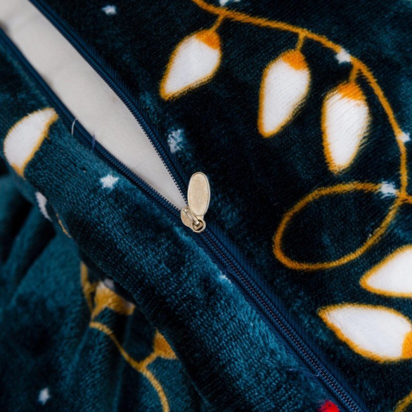 Mikroplyšové posteľné obliečky s Mikulášom