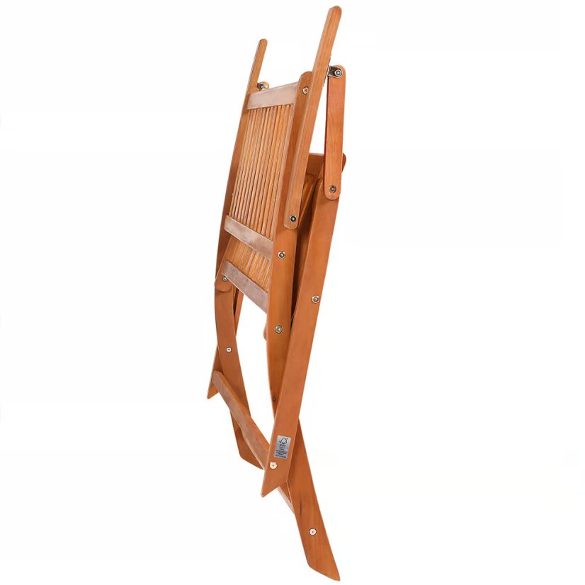 Sklopiva vrtna klupa od eukaliptusovog drveta - 120 cm
