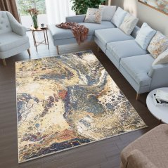 Luxusný koberec s abstraktným vzorom do obývačky