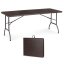 Catering-Klapptisch 180 cm - dunkelbraun