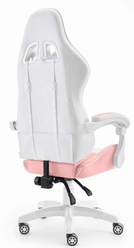 Rainbow Gamer szék - rózsaszín-fehér