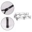 Catering-Set Tisch 180cm + 2 Bänke in weiß