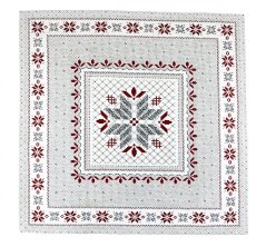 Față de masă tapițerie cu motiv de Crăciun 90x90 cm