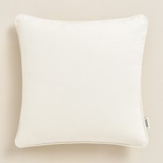 Elegantní povlak na polštář v bílé barvě 40 x 40 cm