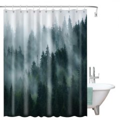 Voděodolný sprchový závěs do koupelny 200 x 180 cm