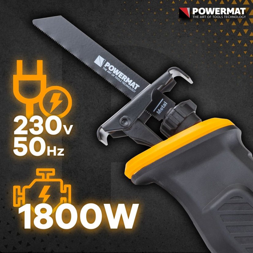 Fierăstrău pendular POWERMAT PM-PSZ-1800TN, 1800 W