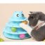 Jucărie interactivă pentru pisici - turn cu bile