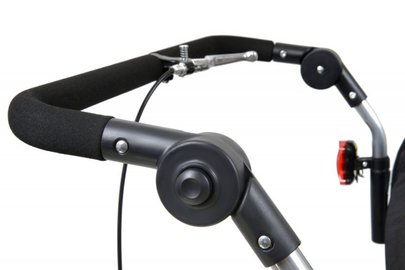 2-miestny príves za bicykel s tlmičom + JOGGER čierny