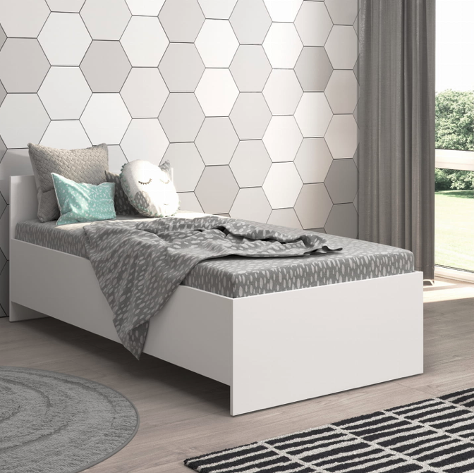 Gyermekágy JUNIOR 160 x 80 cm fehér színben