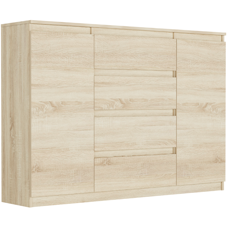 Priestranná komoda R-140-S4 - rôzne farebné prevedenia