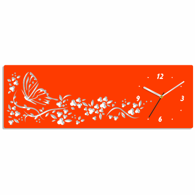 Téglalap alakú falióra modern kivitelben