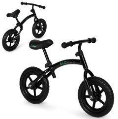 Gyermek egyensúlyozó kerékpár - kerékpár fekete színben