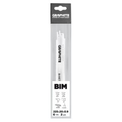 GRAPHITE 57H954 Orrfűrészlap 225 mm 2 db
