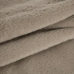 Megfordítható báránybőr ágytakaró, bézs