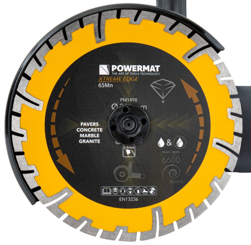 Diamantový kotouč 230 mm na beton, žulu a kámen – segmentový
