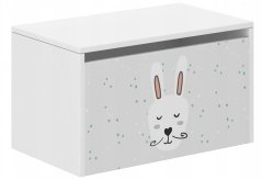 Kinder-Aufbewahrungsbox mit bärtigem Hasen 40x40x69 cm