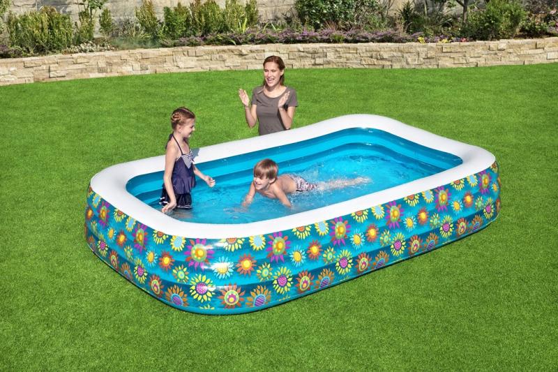 Napihljiv bazen za otroke s čudovitim motivom 305 x 183 x 56 cm