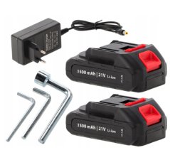 Troncarami a batteria 30 mm - due batterie, caricabatterie, custodia per il trasporto