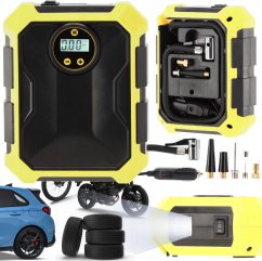 Compresor auto compact 12V cu putere de 100W