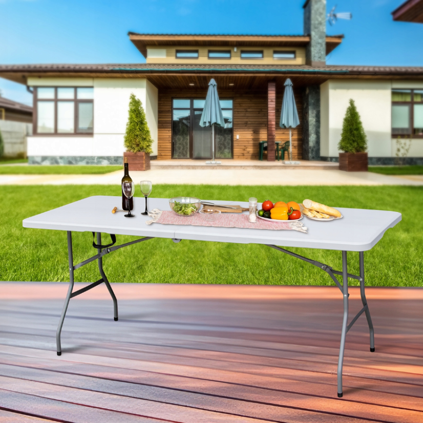 Skládací cateringový stůl do zahrady