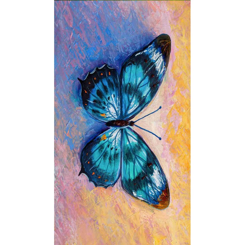 Plážová osuška s motívom nádherného motýľa 100 x 180 cm