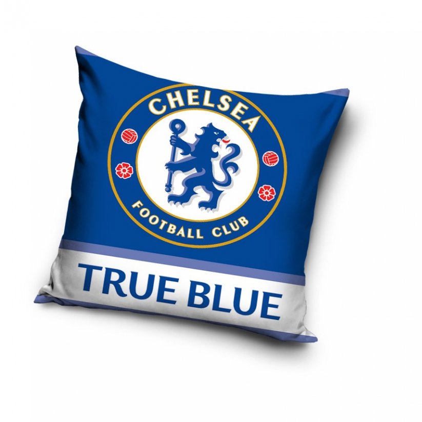 Vankúš modrej farby FC Chcelsea