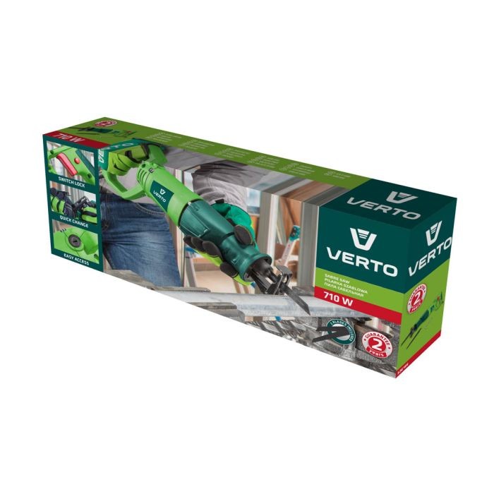 Šabľová píla s výkonom 710W, 52G166 VERTO