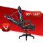 Játékos szék HC-1039 LED RGB Black