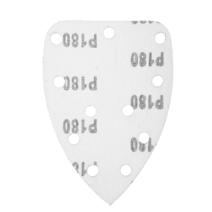 Brúsny papier na suchý zips delta 140 x 140 x 80 mm, K180, 5 ks, s otvormi 54H014 GRAPHITE