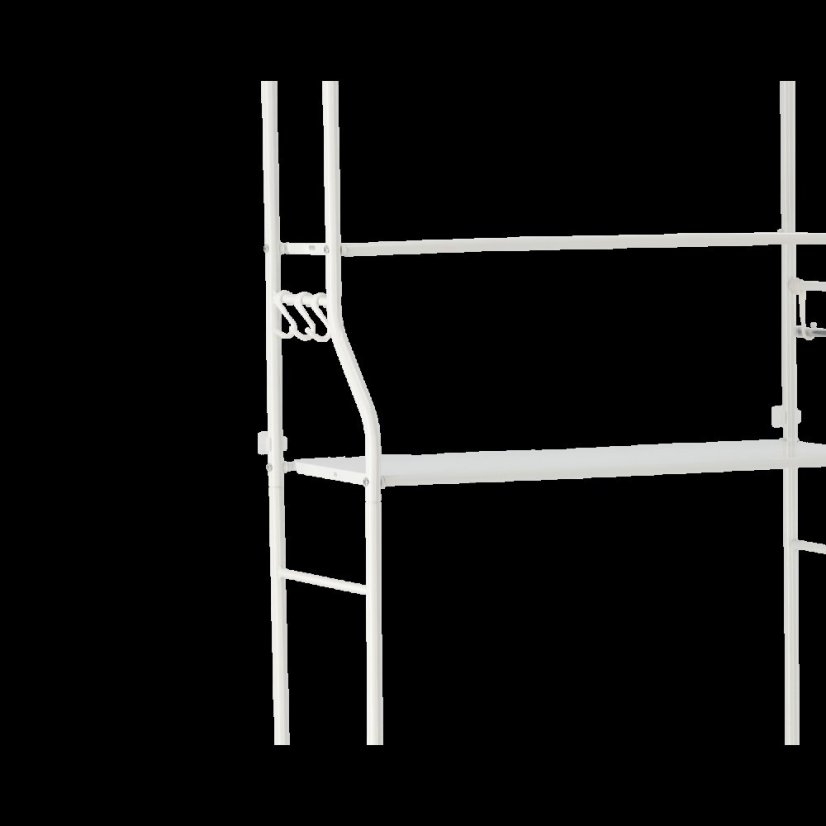 Практичен рафт за баня на 3 нива над пералнята 66 x 25 x 152 cm
