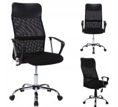 Stylová kancelářská židle v černé barvě