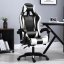 Bequemer Gaming-Stuhl in Schwarz und Weiß