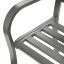 Aluminijasta vrtna klop 125 x 53 x 77 cm