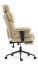 HC-1037 ergonomikus irodai fotel lábtartóval – bézs szövet