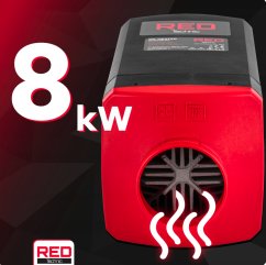 Diesel-Luftheizung 8 kW mit LCD-Panel - Typ Webasto
